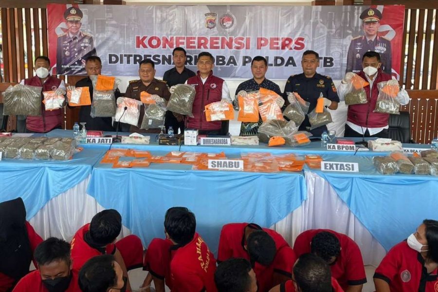 Polda NTB Ungkap Empat Kasus Besar Narkotika