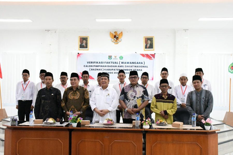 Pembukaan Verifikasi Faktual Calon Pimpinan Baznas Lombok Utara Dimulai