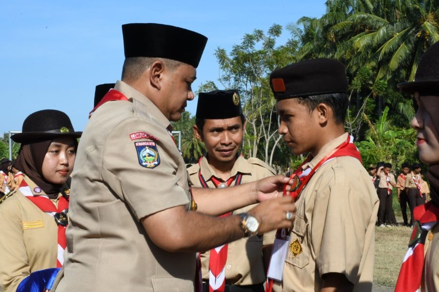 Wakil Bupati Lombok Utara Hadiri Pembukaan Jambore Ranting Ke-4 Gerakan Pramuka Tanjung